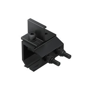 Universal Klip-lok Interface pre-assembly with Cross Connector Clamp, Black Anodized ER-I-34 CRC BA